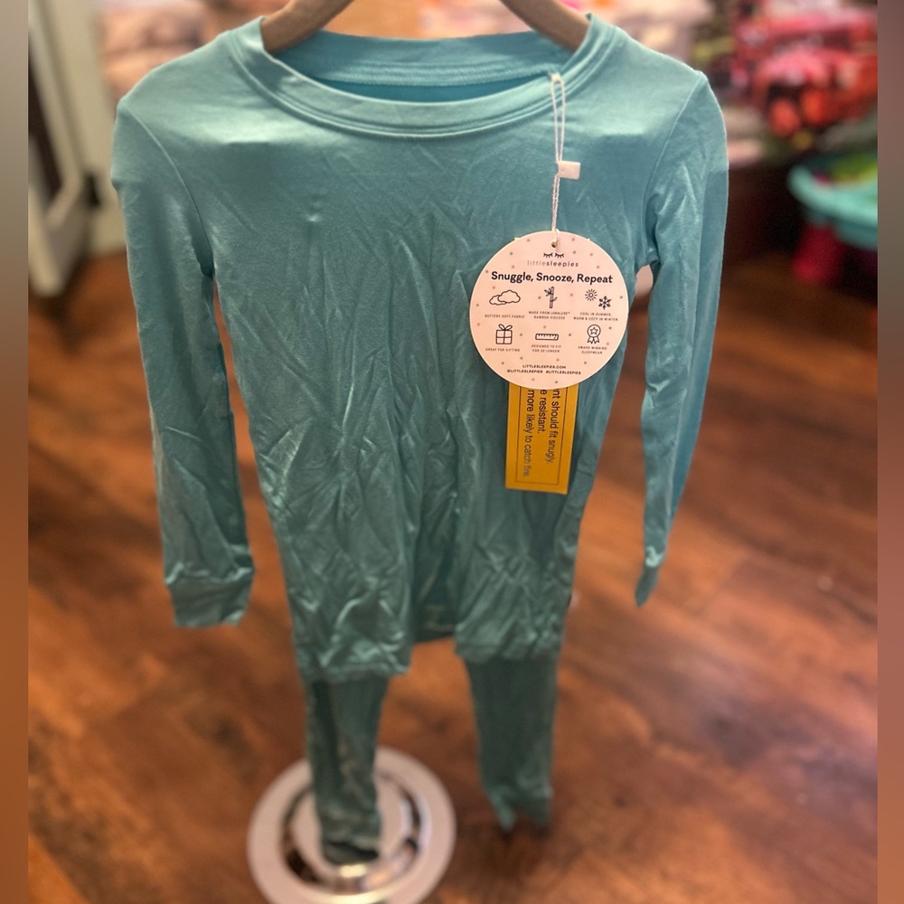 Little Sleepies Teal Pajama set NWT